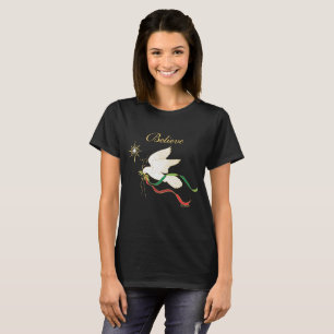Camiseta de palo blanco para navidades