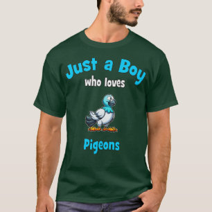 Camiseta de paloma para niños pichón