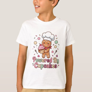 Camiseta de pan de jengibre de repostera linda con