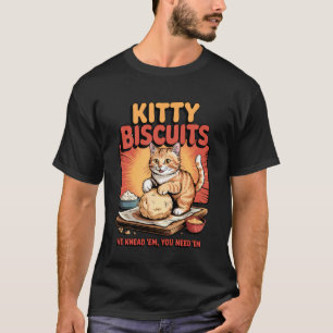 Camiseta de panadería Kitty Biscuits Amante de los