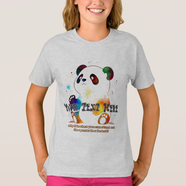 Camiseta de panda (Anverso)