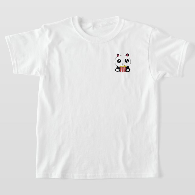 Camiseta de Panda de Palomitas (Distribución)