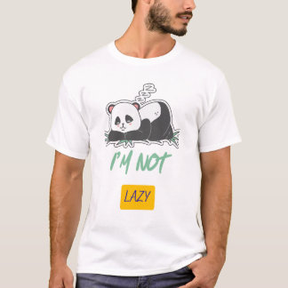 Camiseta de Panda No Soy Perezoso – Tee de Vibraci