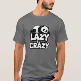 Camiseta de Panda Perezoso Pero Loco