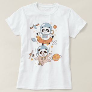 Camiseta de Pandas Espaciales