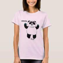 CAMISETA DE PANDAS ROCK