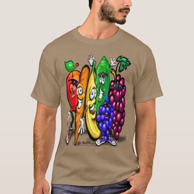 Camiseta de pandillas de comida (Anverso)