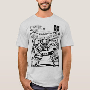 Camiseta de panel de acción de Fighting American