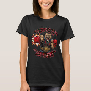 Camiseta de Panther no autorizada Punch Crush Em A