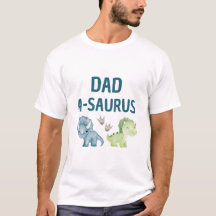 Camiseta de papá-A-Saurus, primer cumpleaños