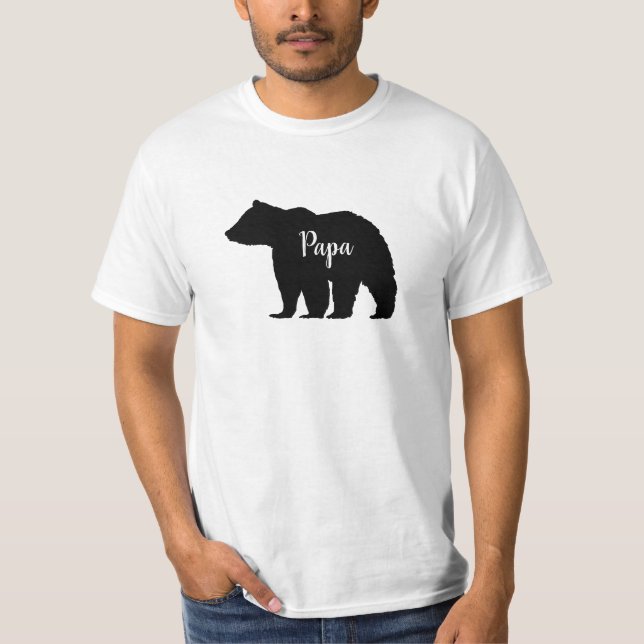 Camiseta de Papa Bear Mens (Anverso)