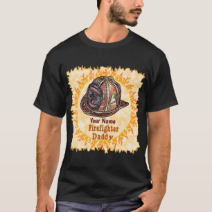 Camiseta de papá, bombero