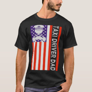 camiseta de papá chofer de tai papá bandera estado