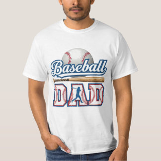 Camiseta de Papá de Béisbol, Camiseta Deportiva Vi