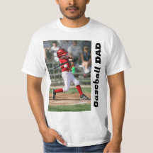 Camiseta de papá de béisbol personalizado