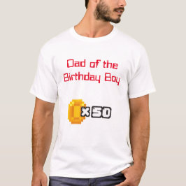 Camiseta de papá de cumpleaños