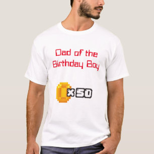 Camiseta de papá de cumpleaños