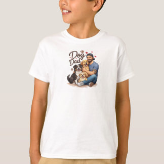 Camiseta de Papá de Perro Bebé – Amante de Cachorr