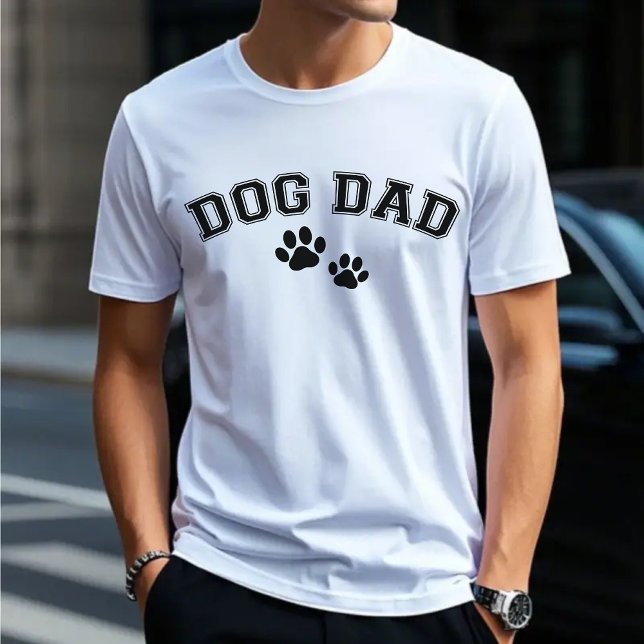 Camiseta de papá de perro - Gracioso regalo del dí (dog dad shirt, dog papa shirt, dog lover gift for him, pet dad shirt, father's day dog shirt,)