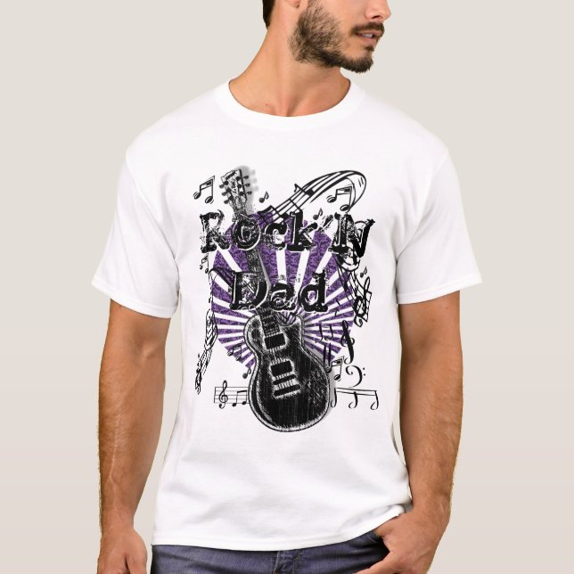 Camiseta de papá de rock - Regalo para papá (Anverso)