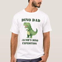Camiseta de Papá Dino, Fiesta de Cumpleaños de Din