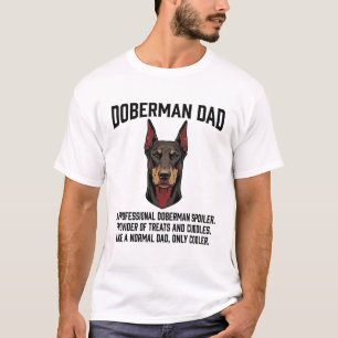 Camiseta de Papá Doberman Grabado Vintage Amante d