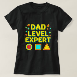 Camiseta de Papá Experto en Juegos Retro