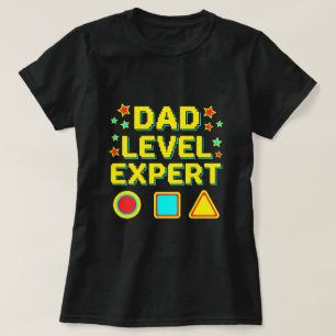 Camiseta de Papá Experto en Juegos Retro