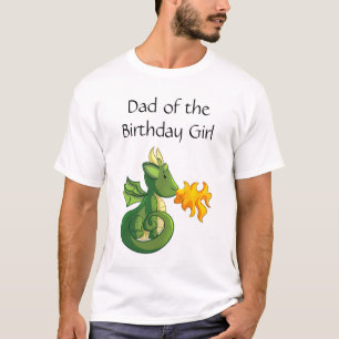 Camiseta de papá, fiesta de cumpleaños de Dragon