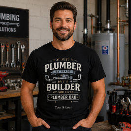Camiseta de Papá Fontanero | Regalo Personalizado