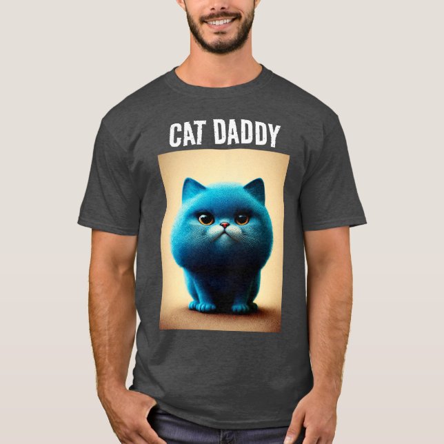 CAMISETA DE PAPÁ GATO (Anverso)