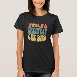 Camiseta de Papá Gato El Mejor Papá Gato del Mundo