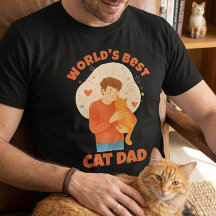 Camiseta de Papá Gato Personalizada con Foto en Ac