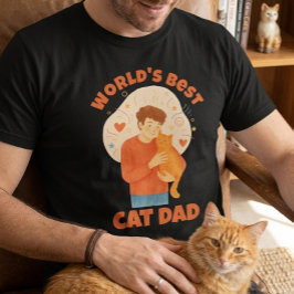 Camiseta de Papá Gato Personalizada con Foto en Ac