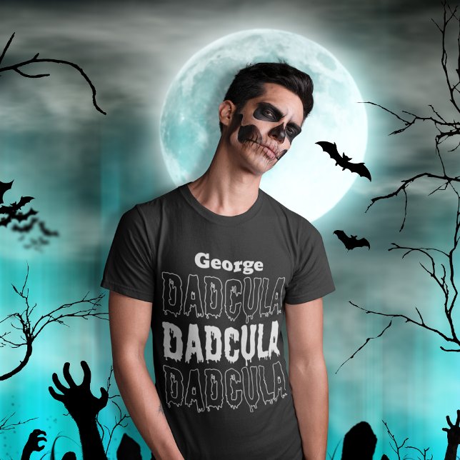 Camiseta de Papá Halloween camisetas de la caída d (Dad Halloween t-shirt Dadcula fall shirts for men)