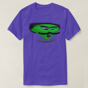 Camiseta de Papa Head en un platillo volador