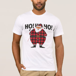 Camiseta de Papá Noel gordo divertido