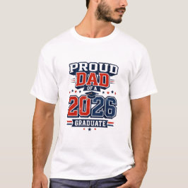 Camiseta de Papá Orgulloso de un Graduado en 2026