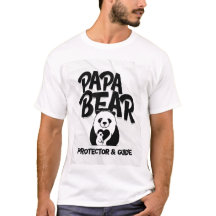 Camiseta de Papá Oso – Protector y Guía | Panda Ad