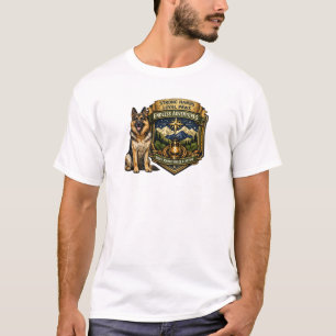 Camiseta de Papá Perro Manos Fuertes Patas Leale