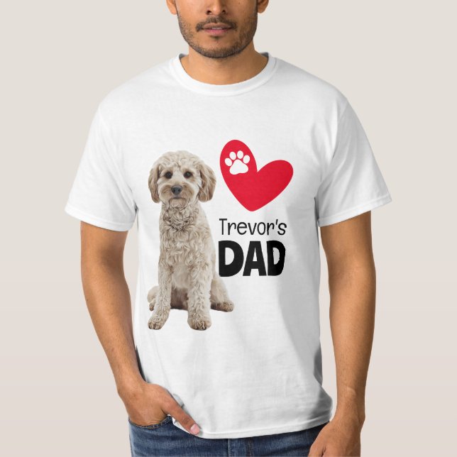 Camiseta de papá personalizada de Cockapoo (Anverso)