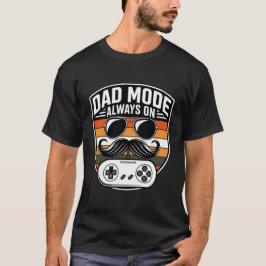 Camiseta de Papá Retro Gamer con Modo Papá Siempre