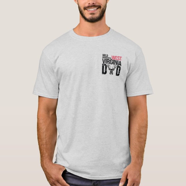 Camiseta de papá, salvaje y maravillosa Virginia O (Anverso)