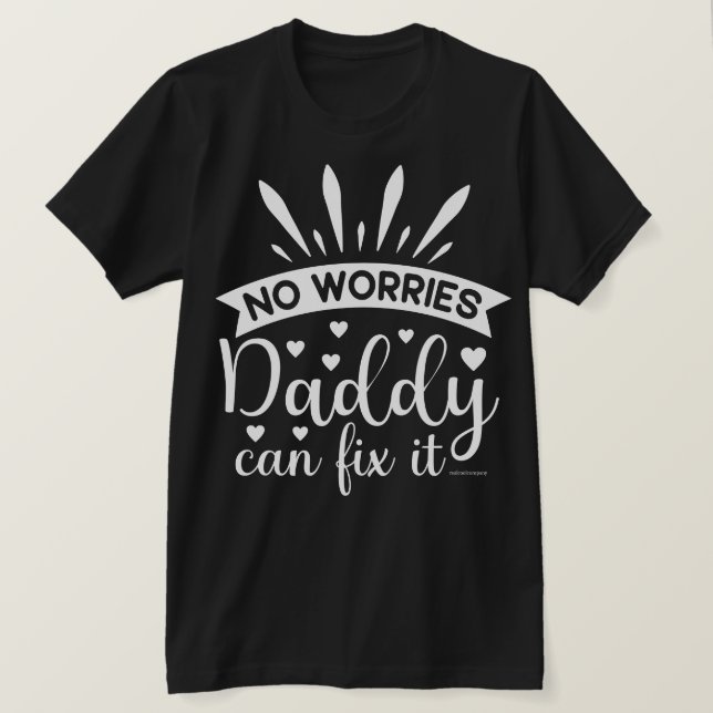 Camiseta de papá sarcástico - Fixer padre superior (Anverso del diseño)