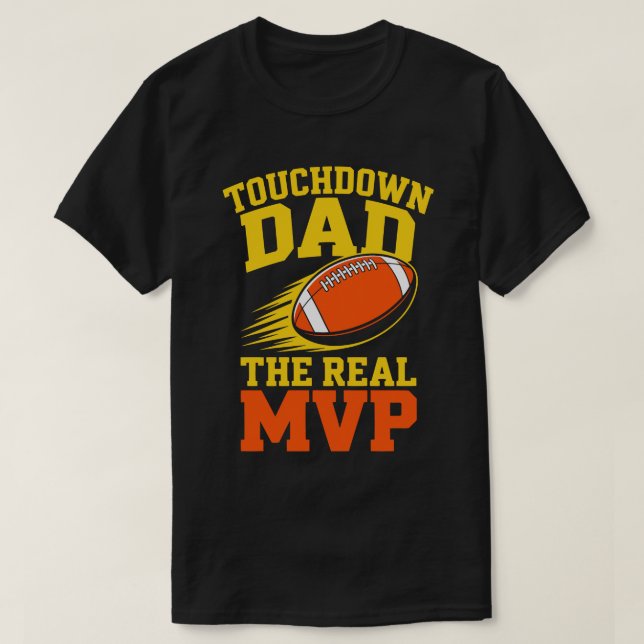 Camiseta de Papá Touchdown (Diseño del anverso)
