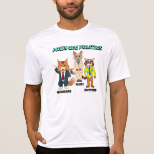 Camiseta de Papas y Política