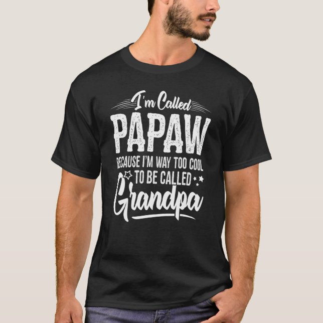 Camiseta de Papaw de los nietos Funny Gran (Anverso)