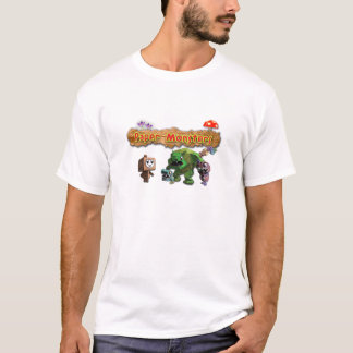 Camiseta de papel de los monstruos