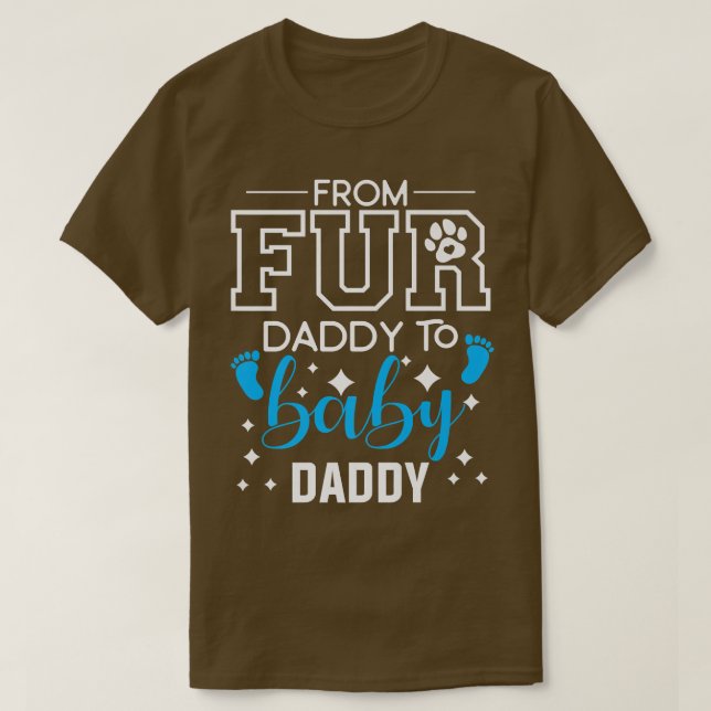 Camiseta De Papi De Piel A Papi De Bebé Revelación De Géner (Diseño del anverso)