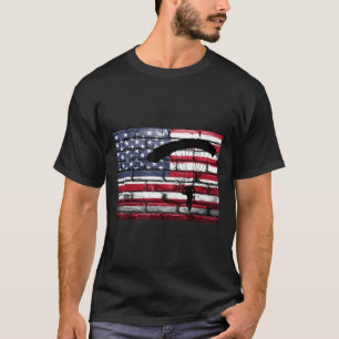 Camiseta de paracaidismo con bandera de EE. UU. Pa